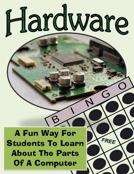 Preview of Hardware Computer Technology Bingo Game, Teaching Digital Anatomy