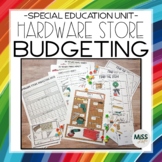 Hardware Store Budgeting Unit for Special Education with G