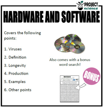 examples of hardware and software