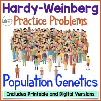 Preview of Hardy Weinberg Population Genetics Practice Problems