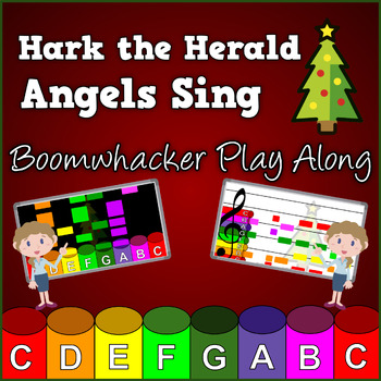 Preview of Hark The Herald Angels Sing - Boomwhacker Play Along Videos & Sheet Music