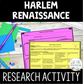 Preview of Harlem Renaissance Activity