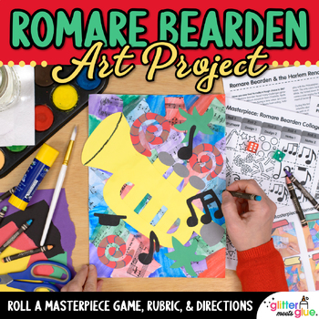 Preview of Harlem Renaissance Activity: Romare Bearden Art Project for Black History Month