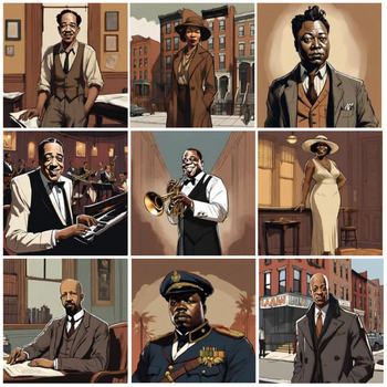 Preview of Harlem Renaissance Bundle - Poetry/Informational Text/Short Story + More!!