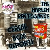 Harlem Renaissance Cereal Box Report