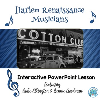 Preview of Harlem Renaissance Musicians - Duke Ellington and Bennie Goodman PowerPoint