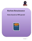 Harlem Renaissance - Notes based on PBS special