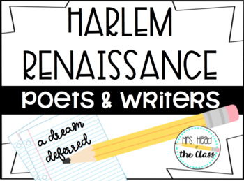 Preview of Harlem Renaissance Poets