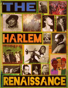 Preview of Harlem Renaissance Research project explanation with Examples