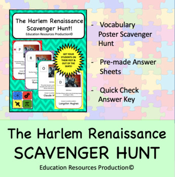 Preview of Harlem Renaissance Scavenger Hunt Activity