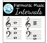 Harmonic Music Intervals Clip Art:  Music Worksheets, Pian