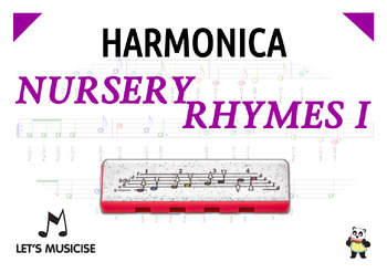 Preview of Harmonica Nursery Rhymes 1 with Diagrams/Tablatures for Hohner Speedy Armonica
