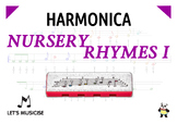 Harmonica Nursery Rhymes 1 with Diagrams/Tablatures for Ho