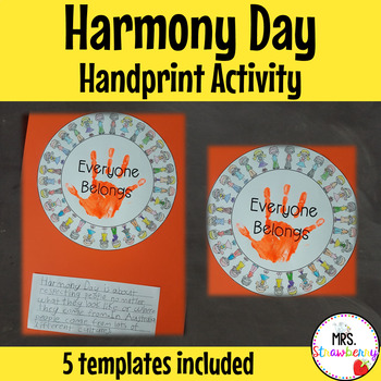 Preview of Harmony Day Activity