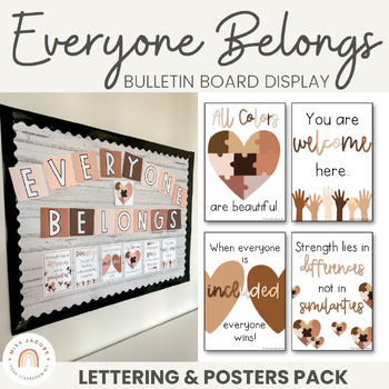 Preview of Harmony Day Bulletin Board | Diversity Display | Everyone Belongs Class Decor