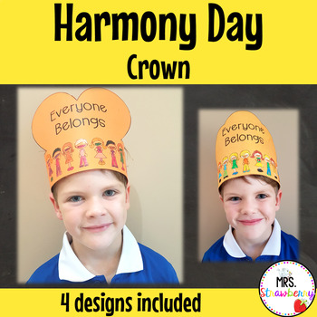 Preview of Harmony Day Crown Activity