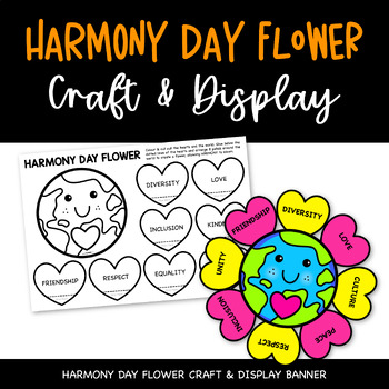 Preview of Harmony Day Flower Craft & Display Banner