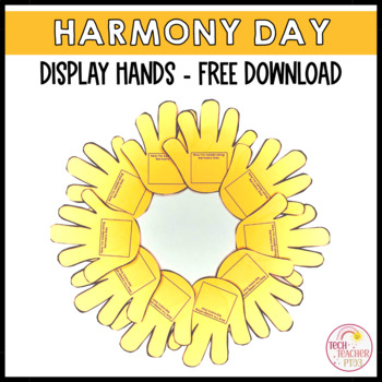 Preview of Harmony Day Free Download Bulletin Board Display