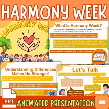 Preview of Harmony Day & Harmony Week : Editable PowerPoint Presentation & Google Slides
