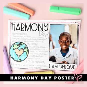 Preview of Harmony Day | Poster | Class Display