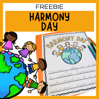 Preview of Harmony Day Worksheet Activity | Freebie