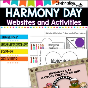 Preview of Harmony Day and Harmony Week activities for grades k-6