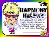 Harmony Helper Certificate-Recognize Good Character in Mus