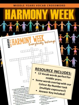 Results for harmony day crossword TPT