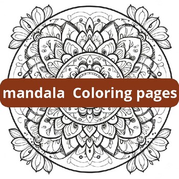 Preview of Harmony in Circles: A Mandala Coloring Journey for Adult Relaxation VOL3
