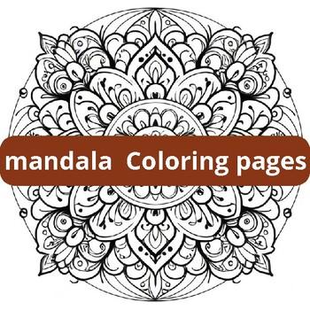 Preview of Harmony in Circles: A Mandala Coloring Journey for Adult Relaxation VOL5