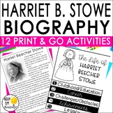 Harriet Beecher Stowe Biography & Reading Response Activit