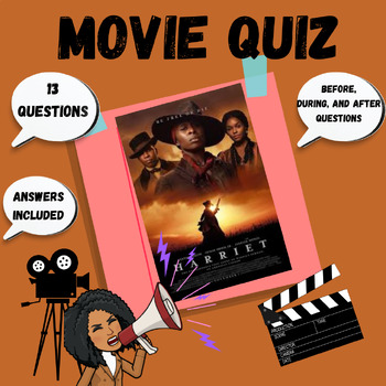 Preview of Harriet Movie Guide Questions