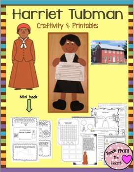 Preview of Harriet Tubman (A Black History Month Craftivity)