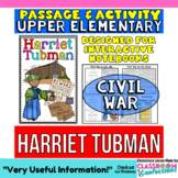 Harriet Tubman: Biography Reading Passage: Interactive Not