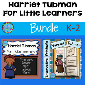 Preview of Harriet Tubman Black History Month Kindergarten First Second Grade ESL Activity