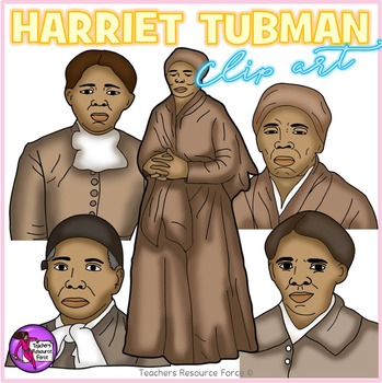 Preview of Harriet Tubman realistic clip art