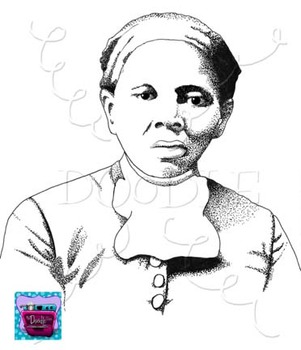 Harriet Tubman Clipart - Realistic Image by Heidi Babin | TpT