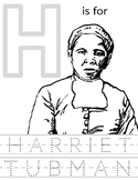 Harriet Tubman Coloring Sheet