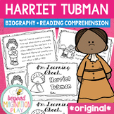 Harriet Tubman Comprehension Sheets and Biography | Black 