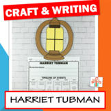 Harriet Tubman Craft And Writing Activity With Timeline - 