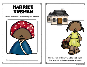 Harriet Tubman Emergent Reader {Black History ...