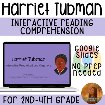 Preview of Harriet Tubman Interactive Reading Comprehension