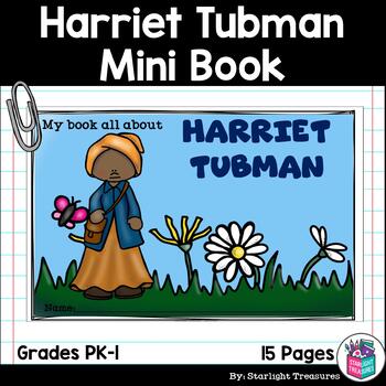 Preview of Harriet Tubman Mini Book for Early Readers: Black History Month