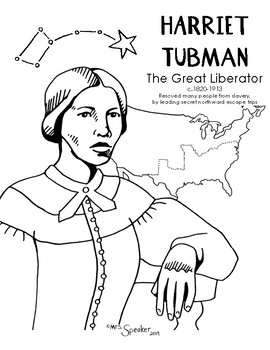 harriet tubman coloring pages