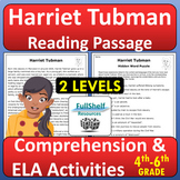Black History Month Harriet Tubman Reading Comprehension 4