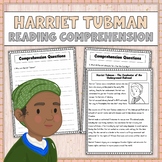 Harriet Tubman Reading Comprehension Passage | Women's His