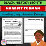 Harriet Tubman: Reading Comprehension Passages | Black His