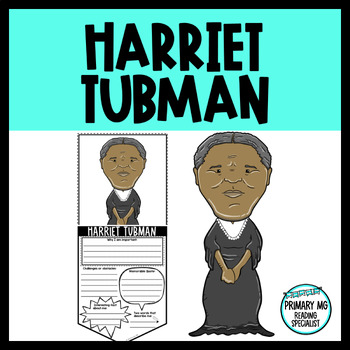 Preview of Harriet Tubman Research Banner | Black History | Women's History
