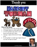 Harriet Tubman Writing Prompt