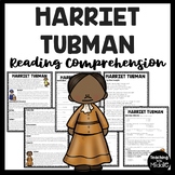 Harriet Tubman Reading Comprehension Worksheet Slavery Und